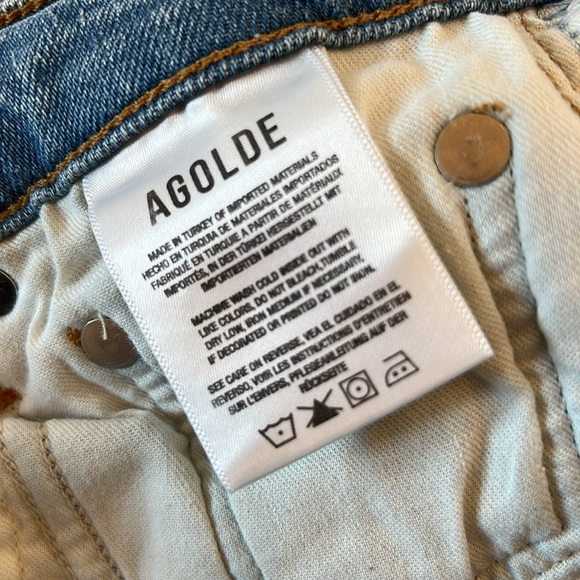 AGOLDE Nico High Rise Slim Fit Jeans Size 27 - Picture 10 of 11